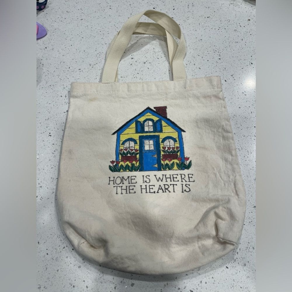 Mini‎ tote bag flaws as shown